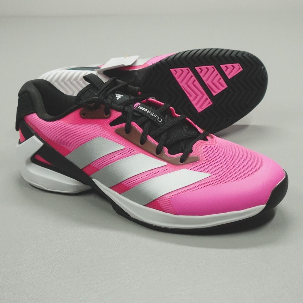Adidas Adizero Ubersonic 5 Tennis Court Shoes Men's Size 13 Pink Black JQ2901